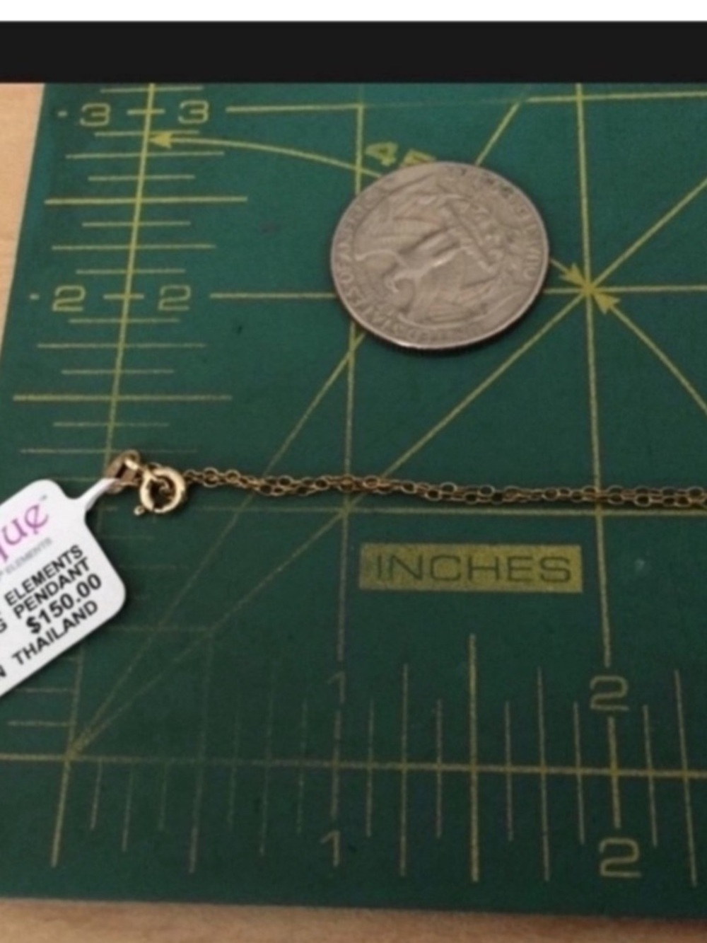 NWT Angel Wing Crystals Gold Wash Sterling Silver Necklace - Picture 2 of 5